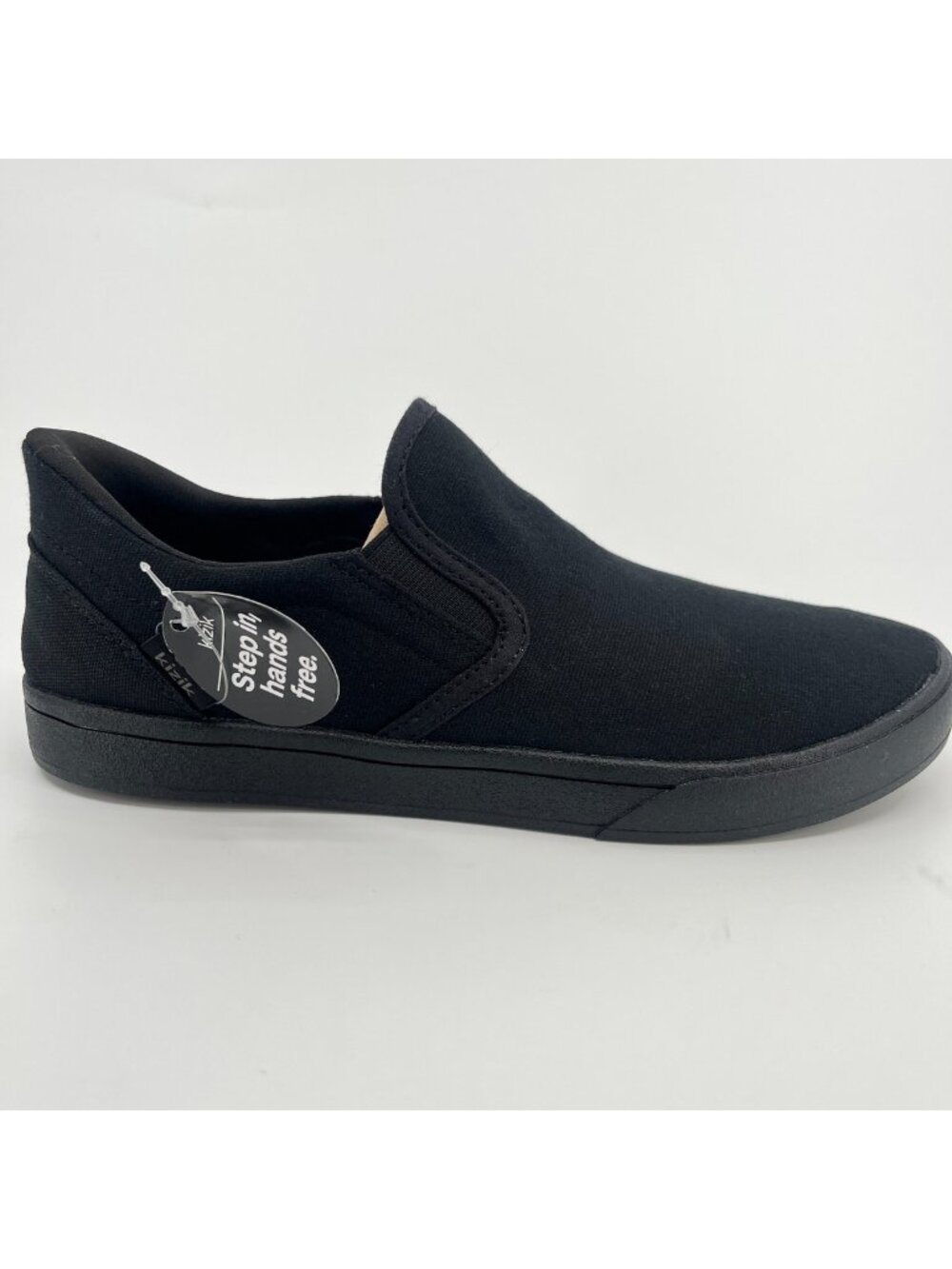 Kizik Venice Womens Size 9 Black Athletic Slip On Hands Free Shoes Sneakers